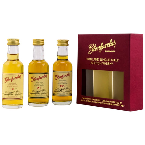 Glenfarclas Collection 3 x 0,05 (15 y.o./21 y.o./25 y.o)