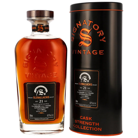 GlenAllachie 2005/2026 - 21 y.o. - 1st Fill Oloroso Sherry But #900273 - Sig Symingtons Choice