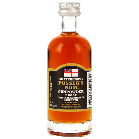 Pussers Rum Gunpowder Proof (Black Label) Mini