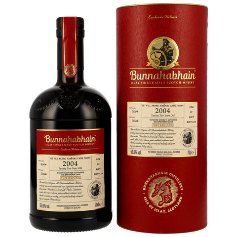 Bunnahabhain 2004/2026 - 22 y.o. - 1st Fill PX Cask Finish - Exclusive Release