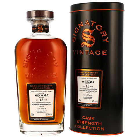 Knockando 2010/2026 - 15 y.o. - 1st Fill Oloroso Sherry Cask Finish #8 - Sig CS - Auktion