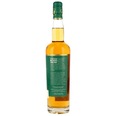 Virginia Distillery American Single Malt - 1st Fill BourbonCasks, Cider, Calvados & Apple Brandy Casks Finish