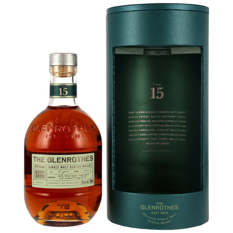 Glenrothes 15 y.o. Single Malt - European Oak Sherry Seasoned Cask