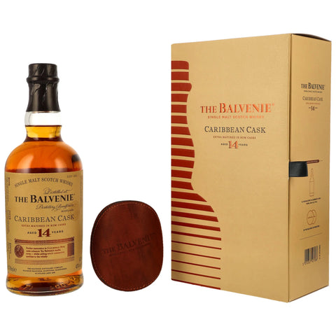 Balvenie 14 y.o. Caribbean Cask + 2 Untersetzer