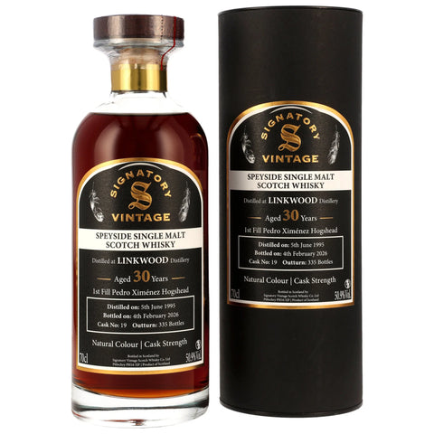 Linkwood 1995/2026 - 30 y.o. - 1st Fill PX Sherry Hogshead #19 - Sig CS Ibisco