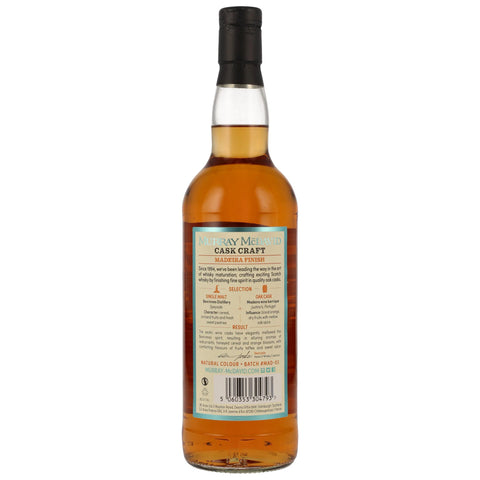 Benrinnes Madeira Cask Finish - Cask Craft - Murray McDavid
