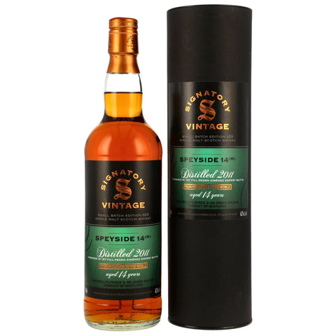 Speyside (M) 2011/2026 - 14 y.o. - 1st Fill PX Sherry Butts Finish - Signatory Small Batch Edition #20 - Auktion