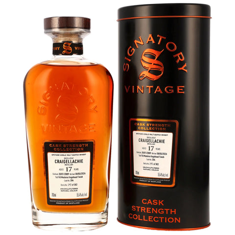Craigellachie 2009/2026 - 17 y.o. - 1st Fill Madeira Hogshead Finish #204 - Sig CS
