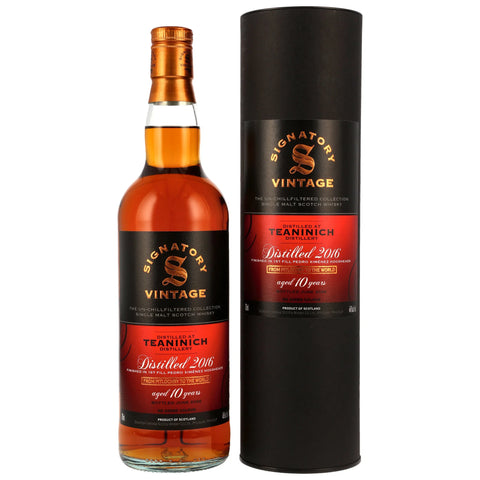 Teaninich 2016/2026 - 10 y.o. - 1st Fill PX Sherry Casks Finish - Sig un-chill
