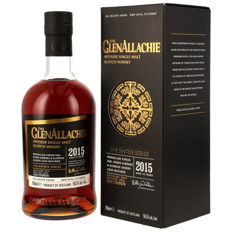 GlenAllachie 2015/2026 - 10 y.o. - Sinteis Series Part IV - Mongolian Virgin Oak, PX & Oloroso Sherry Casks