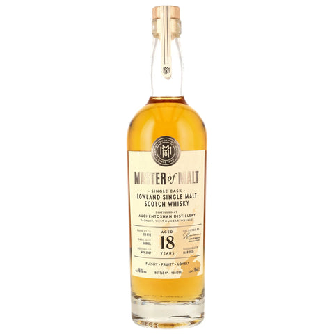 Auchentoshan 2007/2026 - 18 y.o. - Single Cask ex-Rye Barrel - Master of Malt