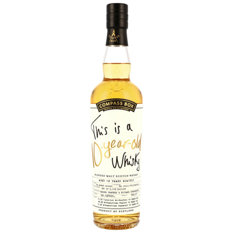 Compass Box This is a 10-Year-Old Whisky - Blended Malt Scotch Whisky