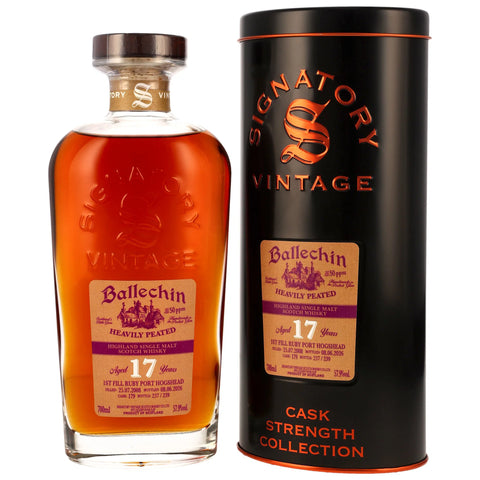 Ballechin 2008/2026 - 17 y.o. - 1st Fill Ruby Port Cask #179