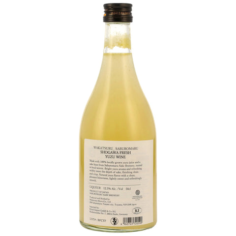 Saburomaru Shogawa Fresh Yuzu Wine Aperitif