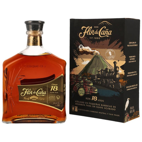 Flor de Cana 18 y.o. Centenario Neue Ausstattung 2024 franz. Etikett