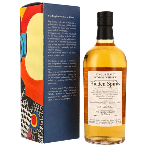 Bunnahabhain Staoisha 2013/2026 - 12 y.o. - 1st Fill Barrel #BU1326-S - Hidden Spirits