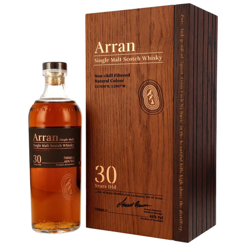 Arran 30 y.o. - Sherry Hogsheads & Bourbon Barrels