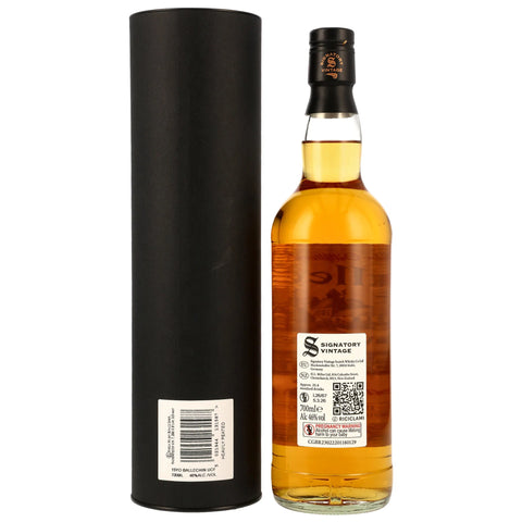 Ballechin 15 y.o. - Heavily Peated - 1st Fill Bourbon Barrels - Sig un-chill