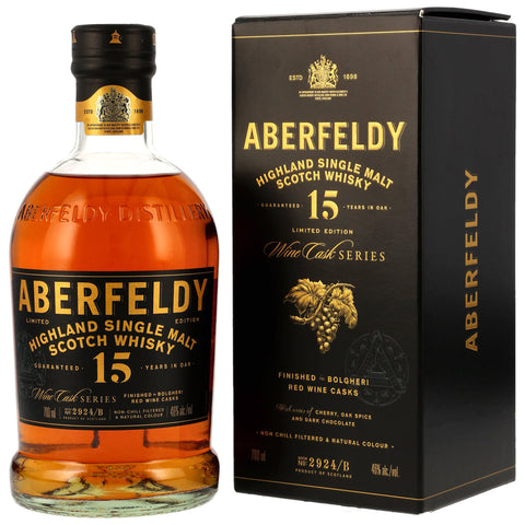 Aberfeldy 15 yo Bolgheri Red Wine Casks Finish - Limited Edition