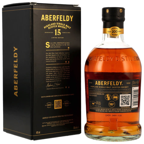 Aberfeldy 15 yo Bolgheri Red Wine Casks Finish - Limited Edition