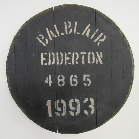 Balblair Fassdeckel