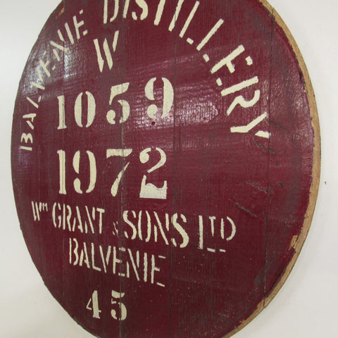 Balvenie Fassdeckel