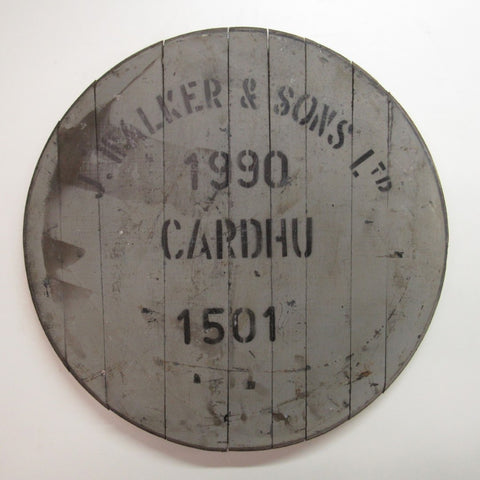 Cardhu Fassdeckel