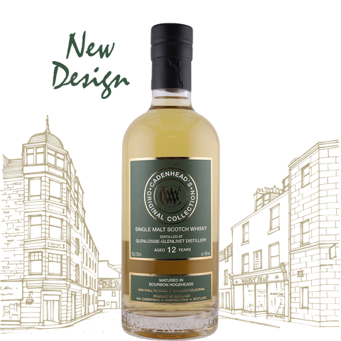 Cadenhead's Glenlossie-Glenlivet 12 Jahre · 100 % Bourbon Hogsheads