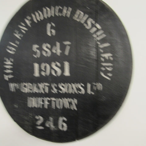 Glenfiddich Fassdeckel