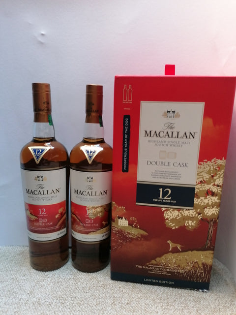 Macallan 12 y.o. - Double Cask - Chinese New Year Limited Edition Twin Box