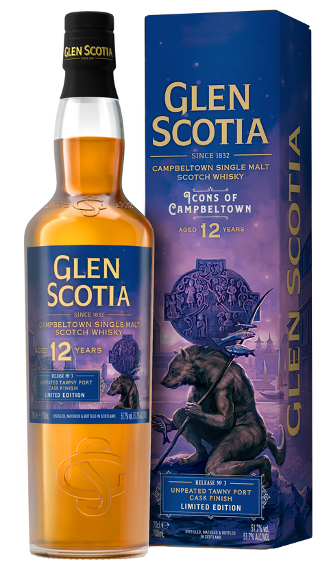 Glen Scotia Icons of Campbeltown No.3 · 12 Jahre  · 1st Fill Tawny Port Finish