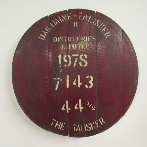 Talisker Fassdeckel