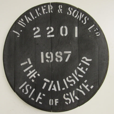 Talisker Fassdeckel