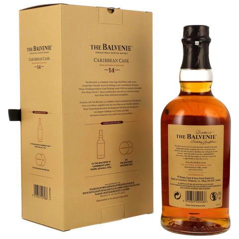 Balvenie 14 y.o. Caribbean Cask + 2 Untersetzer