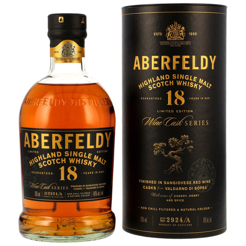 Aberfeldy 18 yo Sangiovese Wine Casks Finish - Limited Edition