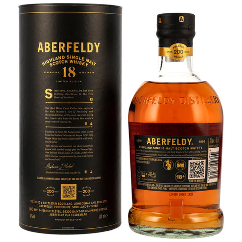 Aberfeldy 18 yo Sangiovese Wine Casks Finish - Limited Edition