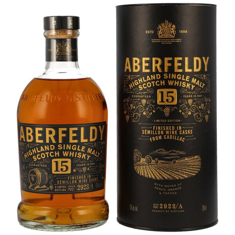 Aberfeldy 15 ans Cadillac Red Wine Cask - Édition Limitée