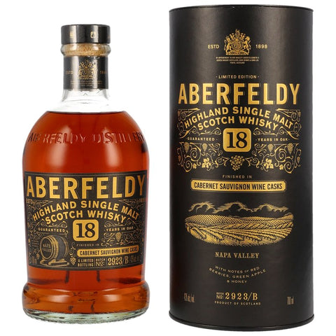 Aberfeldy 18 ans Nappa Valley Wine Cask - Édition Limitée