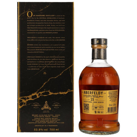 Aberfeldy 21 ans - Fût d'exception pour l'Allemagne Pauillac Redwine Cask