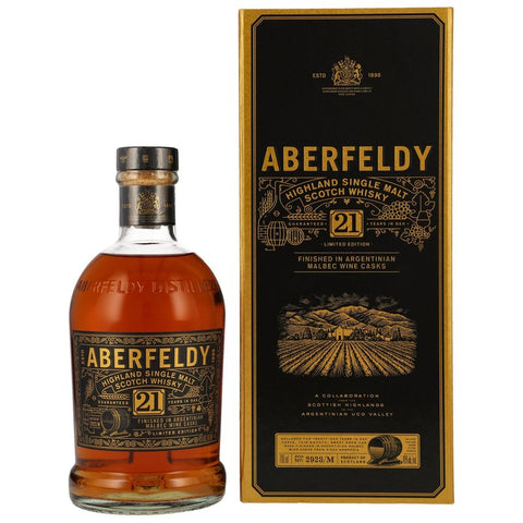 Aberfeldy 21 ans Malbec Wine Cask