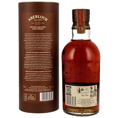 Aberlour 18 y.o. - Batch 006 - Oloroso & PX Sherry Casks