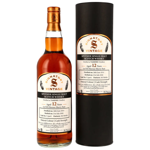 Tamdhu 2014/2026 - 12 y.o. - 1st Fill Oloroso Sherry Butt #5 - Sig CS
