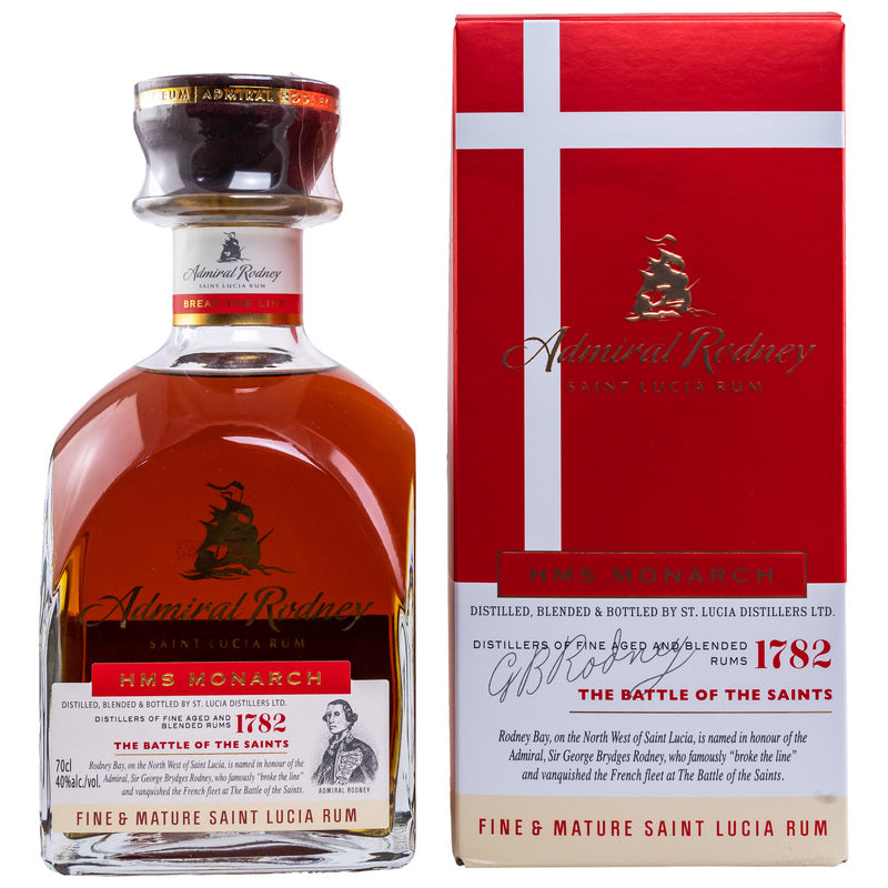 Acheter du rhum Admiral Rodney - Rhum Suisse
