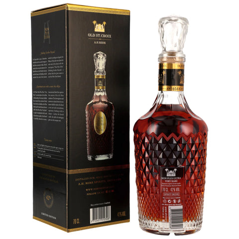 Old St. Croix (A.H. Riise) Non Plus Ultra - Very Rare Rum