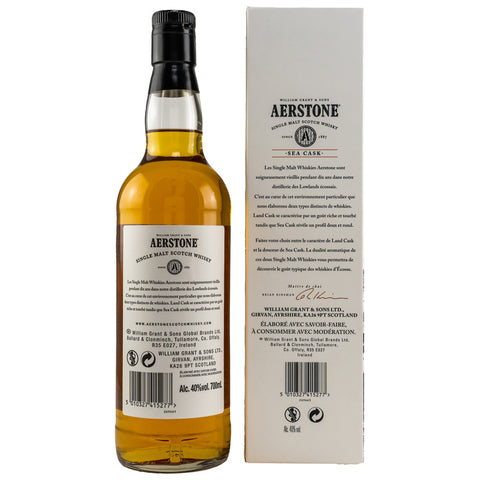Aerstone Single Malt Scotch - 10 ans - Sea Cask - Label français