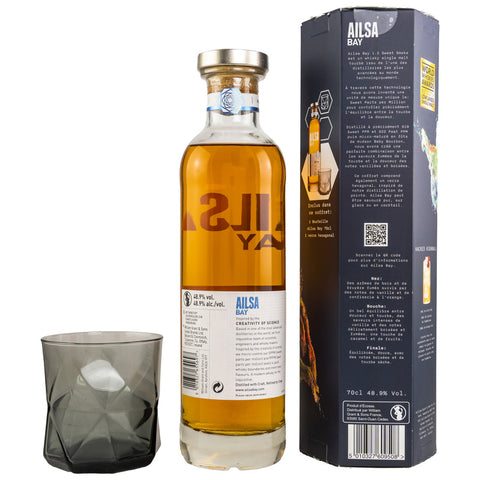 Ailsa Bay Sweet Smoke Release 1.2 Single Malt with Glass GP