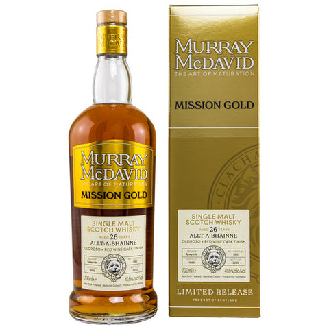 Allt-A-Bhainne 1995/2022 - 26 yo - Oloroso + Red Wine Cask - Murray McDavid
