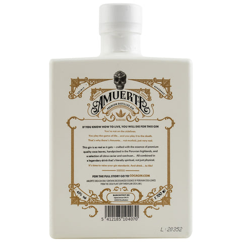 Amuerte Coca Leaf Gin Édition Blanche