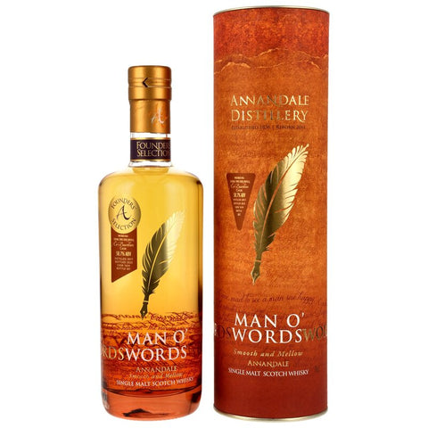 Annandale 2017/2023 Man O' Words Founders Selection - Bourbon Cask #1634