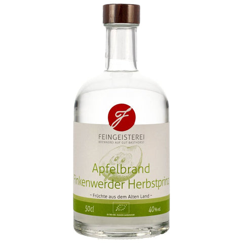 Apple brandy Finkenwerder Herbstprinz BIO - fine spirits - new equipment
